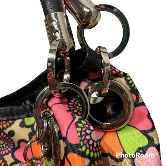 Lesportsac for The OC Collection - Bright n' Colorful retro look crescent purse - Picture 4 of 13